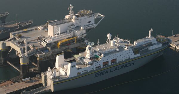 Sea Launch Rocket Platform Stripped of Foreign Equipment, Ready to Leave US for Russia – Reports Sea Launch Rocket Platform Stripped of Foreign Equipment, Ready to Leave US for Russia – Reports - Sputnik International