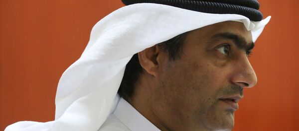 Human rights activist Ahmed Mansoor speaks to Associated Press journalists in Ajman, United Arab Emirates, on Thursday, Aug. 25, 2016. - Sputnik International