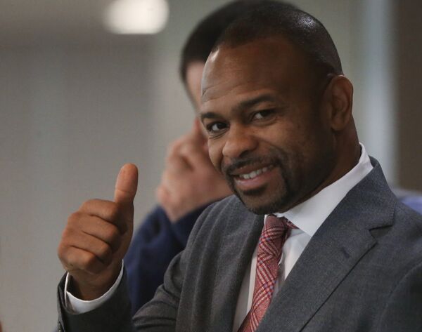 Boxer Roy Jones Jr. attends plenary meeting of the State Duma of the Russian Federation. (File) Boxer Roy Jones Jr. attends plenary meeting of the State Duma of the Russian Federation. (File) - Sputnik International