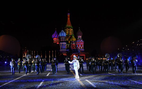 Opening Ceremony of the International Military Music Fest 'Spasskaya Tower-2016' - Sputnik International