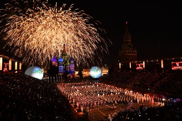 Opening Ceremony of the International Military Music Fest 'Spasskaya Tower-2016' - Sputnik International