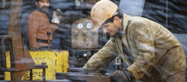 Deep-water stationary platform. The Caspian Sea - Sputnik International