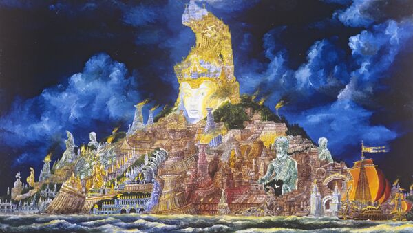 Reproduction of Atlantis painting (1979) by artist Vladimir Smirnov - Sputnik International
