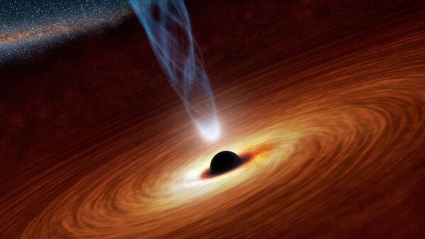 The regions around supermassive black holes shine brightly in X-rays - Sputnik International