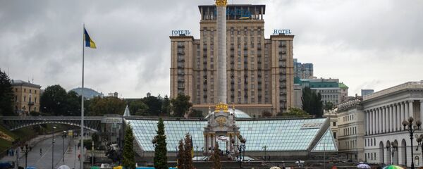 Monument of Independence of Ukraine on Independence Square in Kiev - Sputnik International