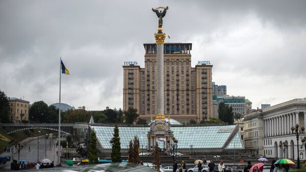 Monument of Independence of Ukraine on Independence Square in Kiev - Sputnik International