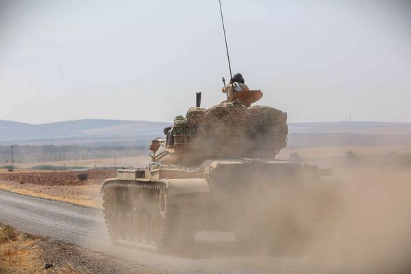 Turkish tanks and armored vehicles in Jarabulus Turkish tanks and armored vehicles in Jarabulus - Sputnik International