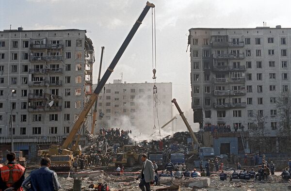 Debris removed on the site of the terrorist act in Guryanov Street, Moscow, that killed 100 people and injured 690. (File) Debris removed on the site of the terrorist act in Guryanov Street, Moscow, that killed 100 people and injured 690. (File) - Sputnik International