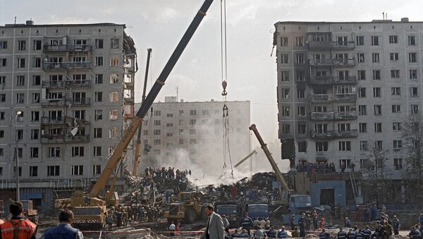 Debris removed on the site of the terrorist act in Guryanov Street, Moscow, that killed 100 people and injured 690. (File) - Sputnik International