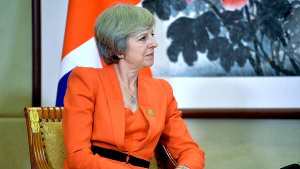 September 4, 2016. British Prime Minister Theresa May during a meeting with Russian President Vladimir Putin held as part of the G20 Summit in Hangzhou. - Sputnik International