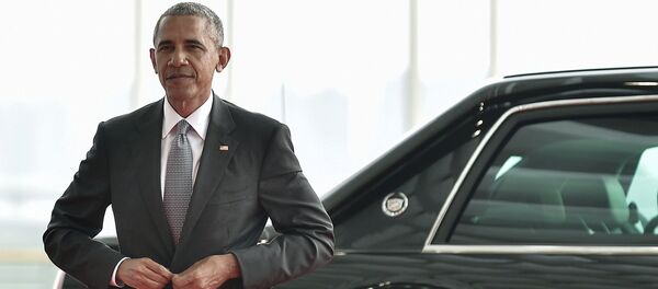 US President Barack Obama arrives to attend the G20 Summit in Hangzhou, Zhejiang province, China, September 4, 2016 - Sputnik International