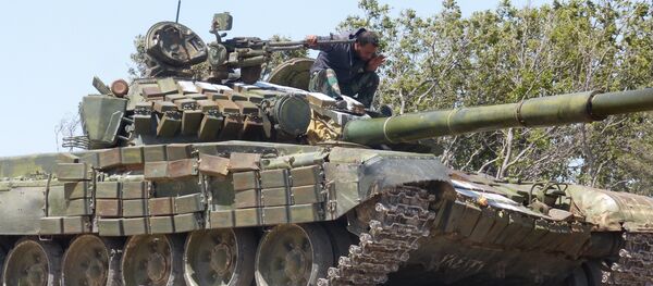 Syrian army in Aleppo province - Sputnik International