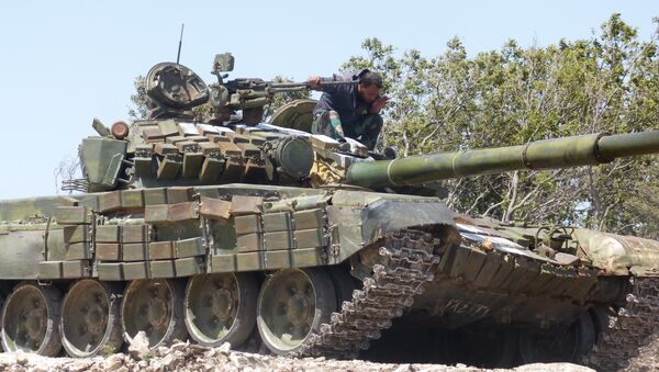 Syrian army in Aleppo province - Sputnik International