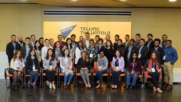 Sputnik School of Journalists Enrolls Students From 18 Countries - Sputnik International