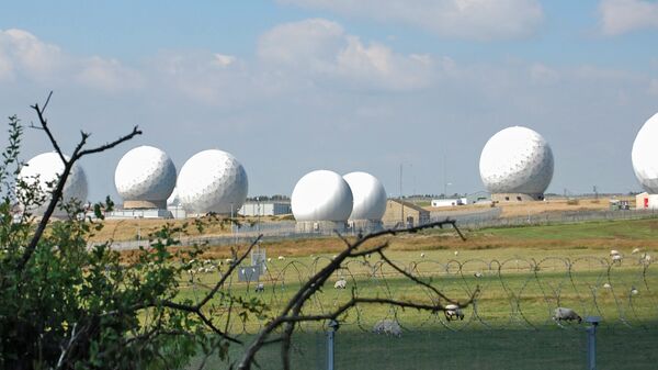 Surveillance domes at Menwith Hill - Sputnik International