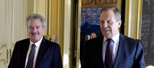 Russian Foreign Minister Sergei Lavrov, right, and his Luxemburg's counterpart Jean Asselborn during a meeting in Moscow. File photo Russian Foreign Minister Sergei Lavrov, right, and his Luxemburg's counterpart Jean Asselborn during a meeting in Moscow. File photo - Sputnik International