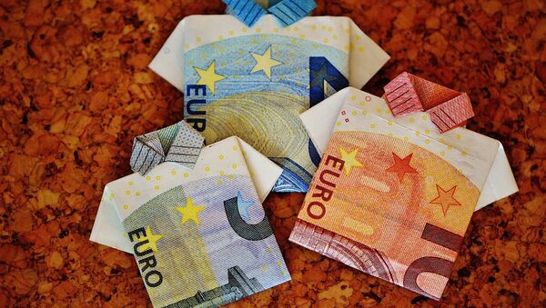 Euro banknotes - Sputnik International