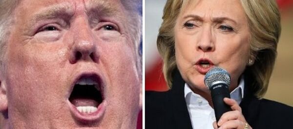 Donald Trump and Hillary Clinton Donald Trump and Hillary Clinton - Sputnik International