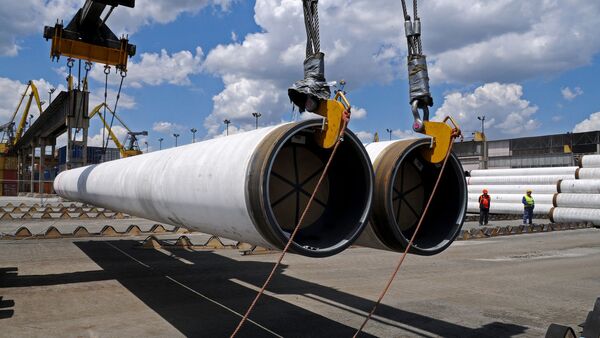 Construction of a gas pipeline - Sputnik International