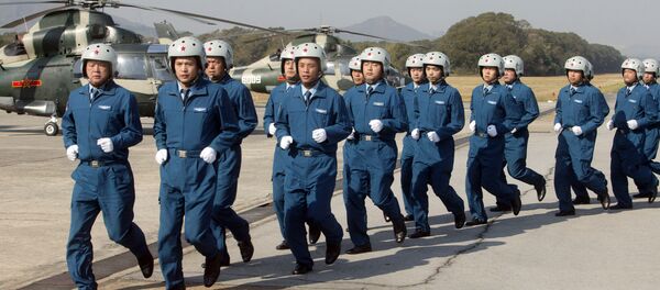 Chinese People's Liberation Army (PLA) air force troops. Chinese People's Liberation Army (PLA) air force troops. - Sputnik International