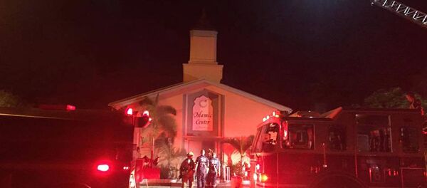 Mosque Where Orlando Gunman Prayed Goes Up in Flames Mosque Where Orlando Gunman Prayed Goes Up in Flames - Sputnik International