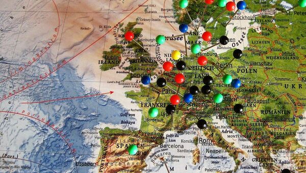 Map of Europe - Sputnik International