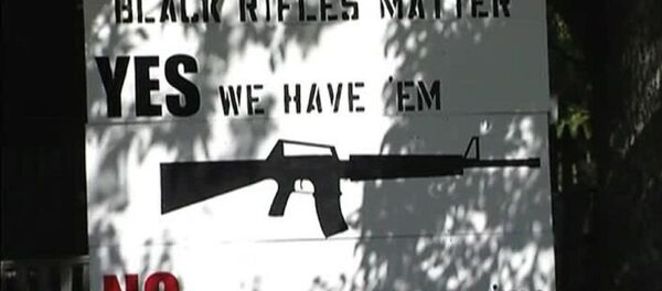 ‘Black Rifles Matter’ Sign Causes Controversy in Maine ‘Black Rifles Matter’ Sign Causes Controversy in Maine - Sputnik International