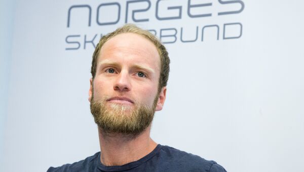 Norwegian cross country skier Martin Johnsrud Sundby attends a press conference on July 20, 2016 in Oslo - Sputnik International