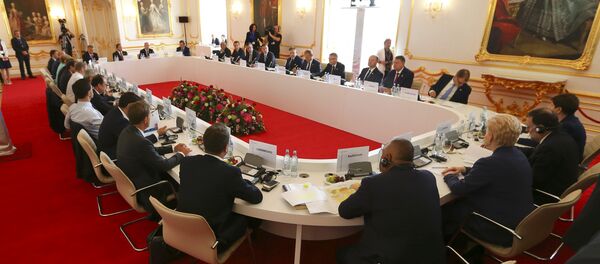EU leaders attend the European Union summit- the first one since Britain voted to quit- in Bratislava, Slovakia, September 16, 2016 - Sputnik International