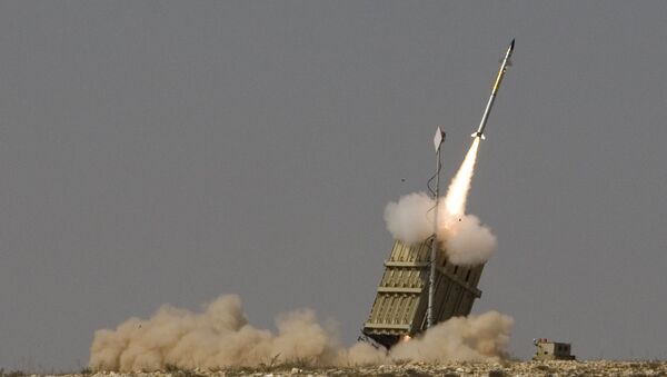 Rocket is launched from a new Israeli anti-missile system known as Iron Dome. (File) - Sputnik International