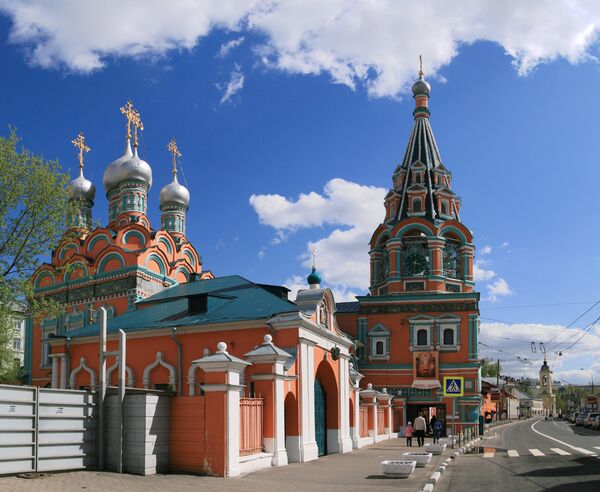 The church of St. Gregory of New Caesarea in Derbitsy was built in 1667 by building masters Ivan Kuznechik and Karp Guba. The church of St. Gregory of New Caesarea in Derbitsy was built in 1667 by building masters Ivan Kuznechik and Karp Guba. - Sputnik International