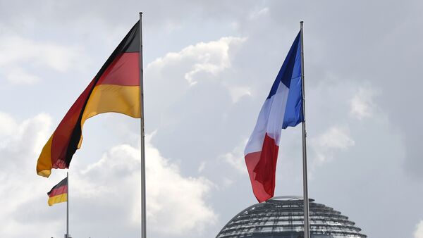 German and french flags. (File) - Sputnik International