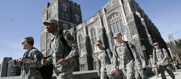 US Army cadets make their way through campus at the United States Military Academy in West Point. (File) US Army cadets make their way through campus at the United States Military Academy in West Point. (File) - Sputnik International