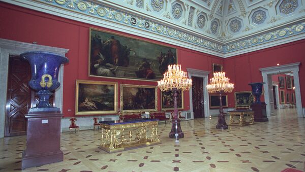 The Hall of Italian Art of XVII-XVIII centuries at the State Hermitage in St. Petersburg. (File) - Sputnik International