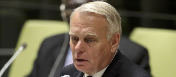 France's Minister for Foreign Affairs Jean-Marc Ayrault speaks during a high-level meeting on addressing large movements of refugees and migrants at the United Nations General Assembly in Manhattan, New York, US September 19, 2016. - Sputnik International