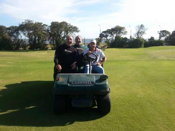 Daniel and César Barreiro at the golf club Daniel and César Barreiro at the golf club - Sputnik International
