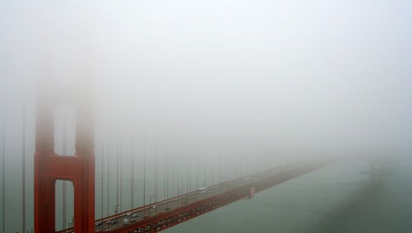 Fog Hides GG Bridge, San Francisco, CA - Sputnik International