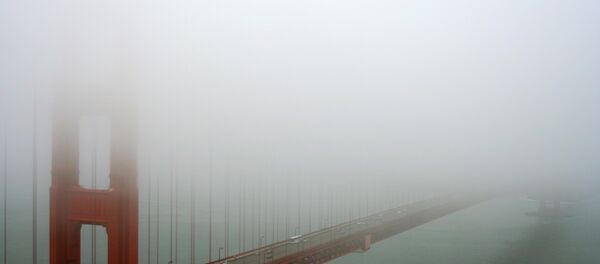 Fog Hides GG Bridge, San Francisco, CA - Sputnik International