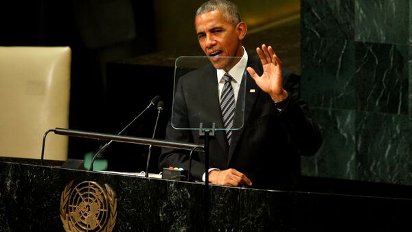 US President Barack Obama addresses the United Nations General Assembly in New York September 20, 2016. - Sputnik International