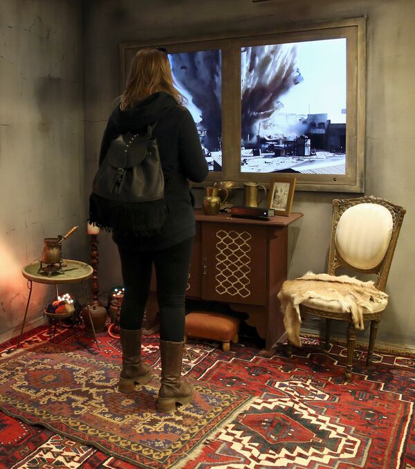 The exhibition “Refugees: A Minute in Syria.” The exhibition “Refugees: A Minute in Syria.” - Sputnik International