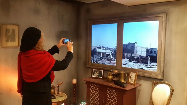 The exhibition “Refugees: A Minute in Syria.” The exhibition “Refugees: A Minute in Syria.” - Sputnik International