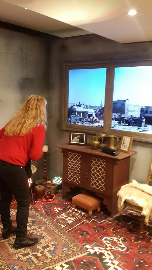 The exhibition “Refugees: A Minute in Syria.” The exhibition “Refugees: A Minute in Syria.” - Sputnik International