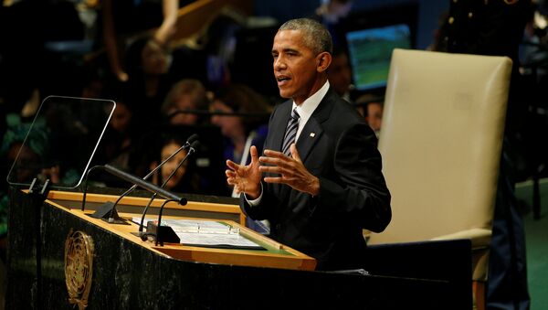 U.S. President Barack Obama addresses the United Nations General Assembly in New York September 20, 2016 - Sputnik International