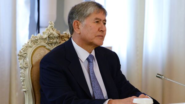 President of Kyrgyzstan Almazbek Atambayev (File) - Sputnik International