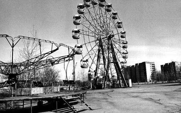 Amusement park at the abandoned city of Pripyat. - Sputnik International
