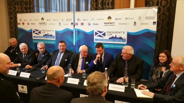 Sambo Tournament in Edinburg  - Sputnik International