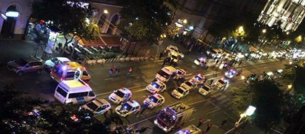 Budapest Blast Scene - Sputnik International