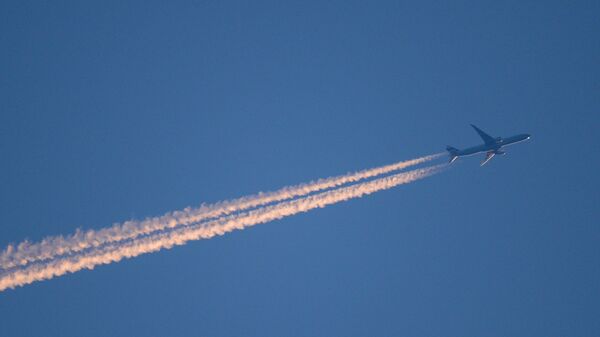 A plane in the sky. - Sputnik International