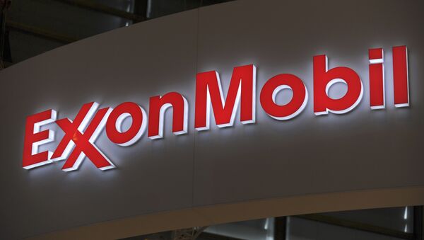 Logo of US oil and gas giant ExxonMobil - Sputnik International