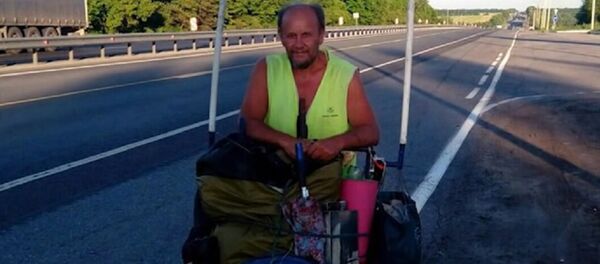 A senior citizen from Saratov Vladimir Ponomarev - Sputnik International